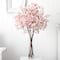 32" Artificial Cherry Blossom Arrangement with Glass Cylinder Vase